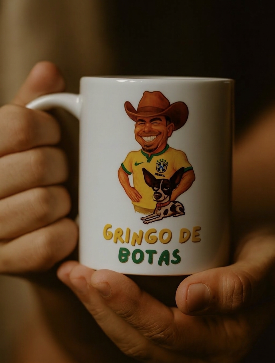 Custom illustrated mug