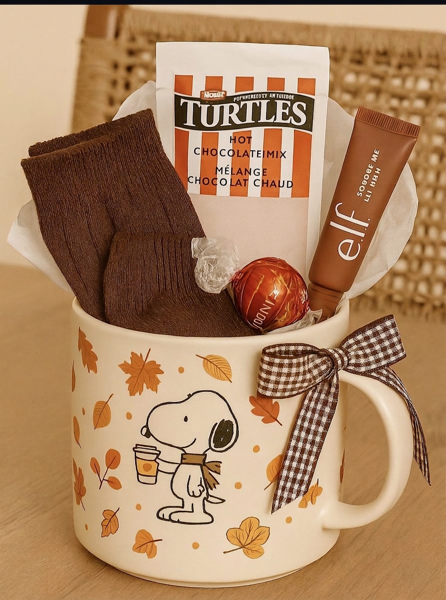 Cozy fall mug gift set